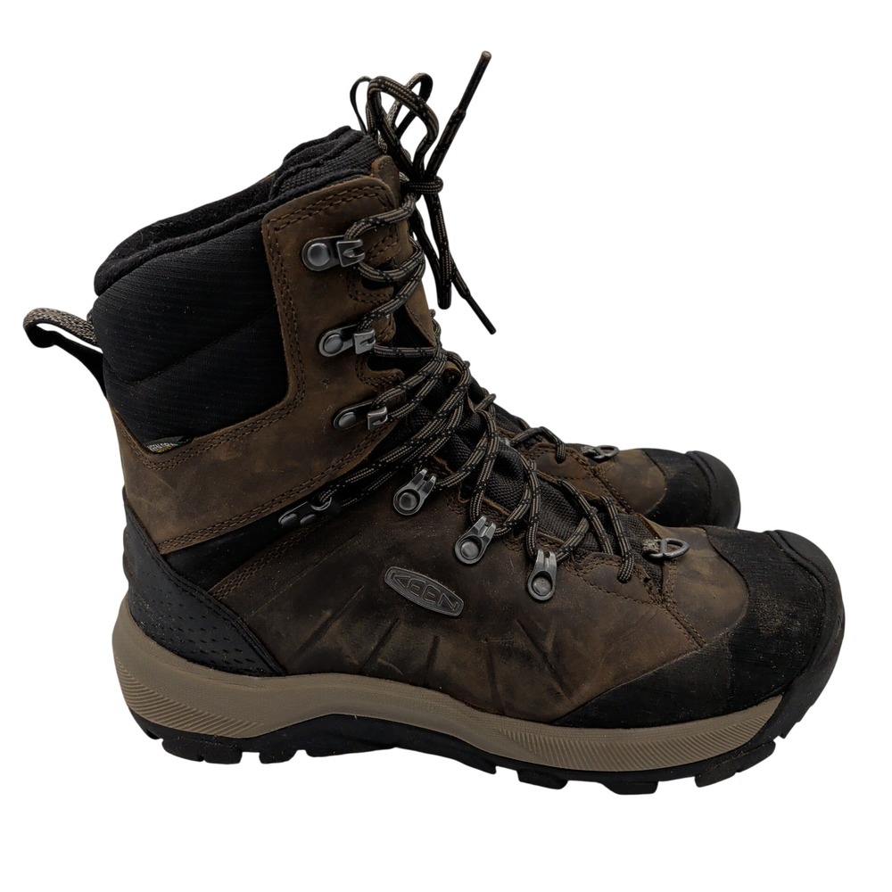 KEEN‎ Revel IV High Polar Mens 8.5 Winter Hiking Boots Brown Waterproof 1023619